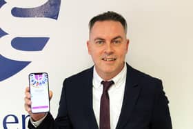 Lee Gamble with the Berry Recruitment app