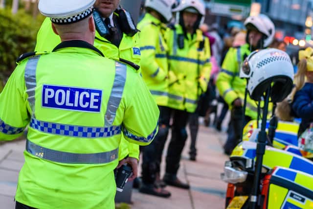 Five men have been charged after suspected Class A drugs were seized by Lancashire Police