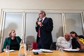 {From left to right]: Katherine Fletcher (Conservative), Paul Foster (Labour), Andy Hunter (Reform UK) and Ange Turner (Liberal Democrats) 