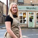 Owner of The Fat Giraffe Paige Milligan outside her new premises. Photo: Kelvin Lister-Stuttard