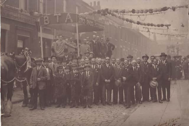 Preston shoemakers celebrating the 1922 Guild.