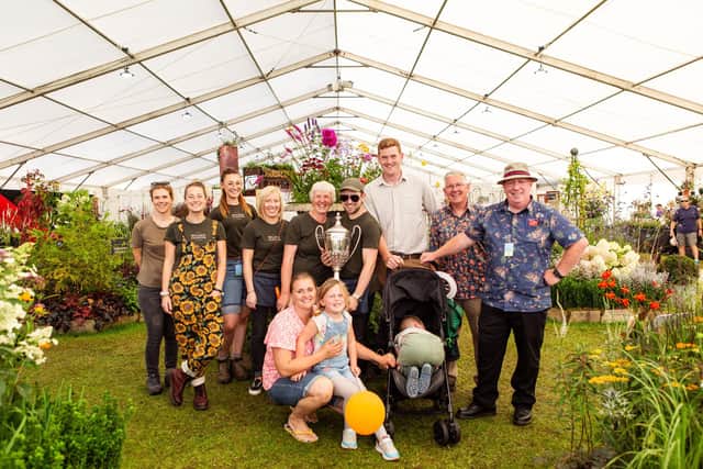 Holden Clough Nursery in Bolton by Bowland not only won gold at Southport Flower Show for ‘a colourful display garden featuring late flowering perennials’ it also took home  the Challenge Trophy for ‘the finest display of hardy plants in the show.’