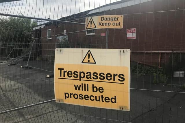 For three years it has been an eyesore to those living in the area and there are now concerns that its dereliction is beginning to attract anti-social behaviour