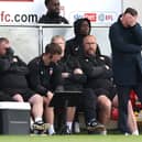 There has been speculation regarding the future of Derek Adams as Morecambe manager Photo: Jan Kruger/Getty Images