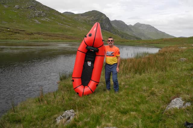 Mark Houghton at Red Tarn.