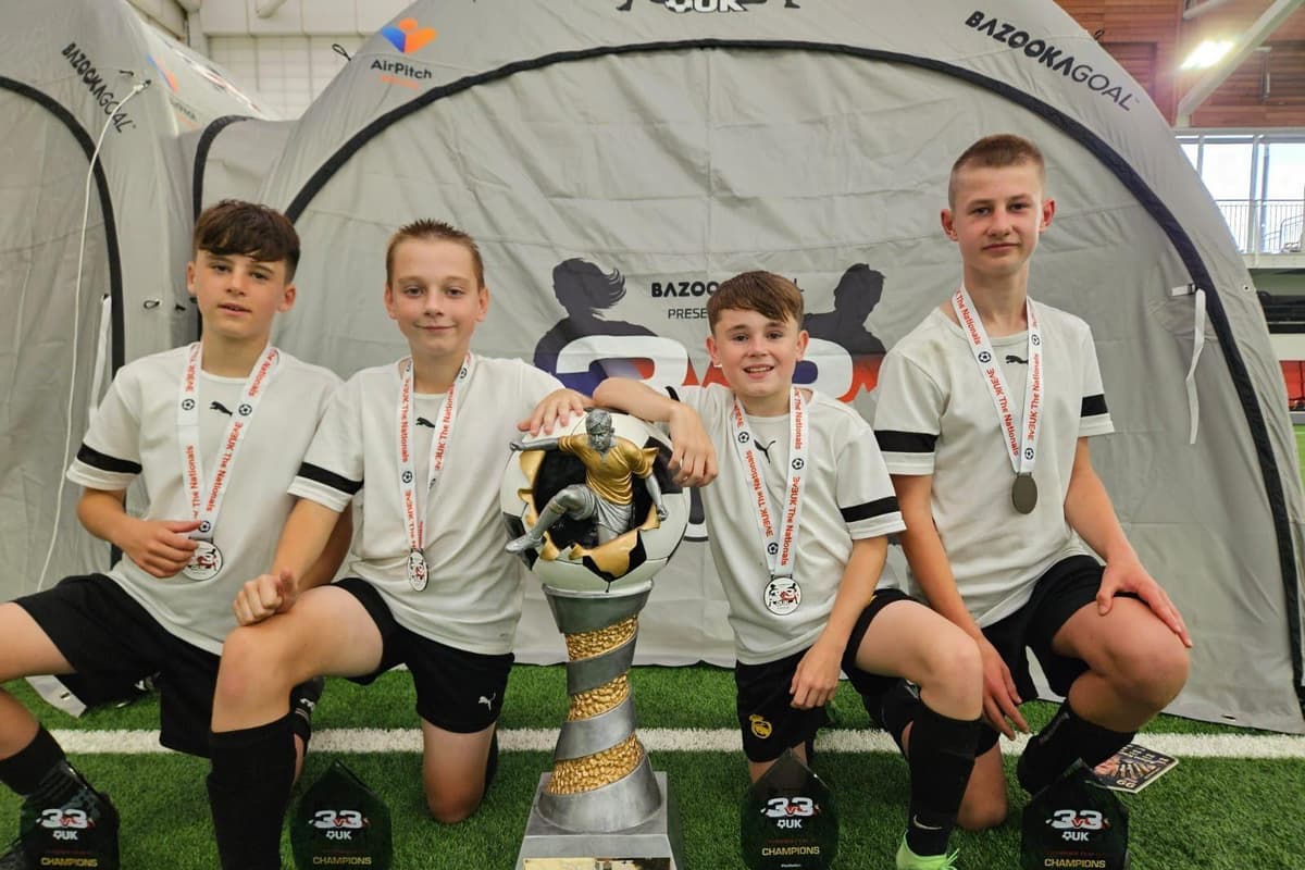 George Gryba Preston boys win national title at the home of England football