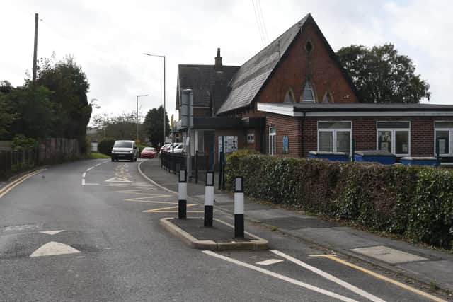 A primary school sits on the route where speeds will be reduced