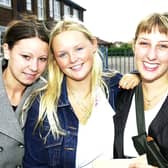 AS it stands: AS-Level successes at Fleetwood High School, from left, Kristy Peel, Nicola Rowland and Katie Stirzaker