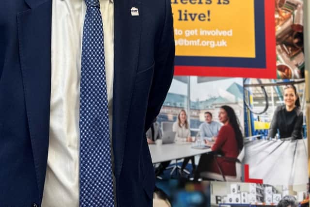 John Newcomb at the launch of Building Materials Careers