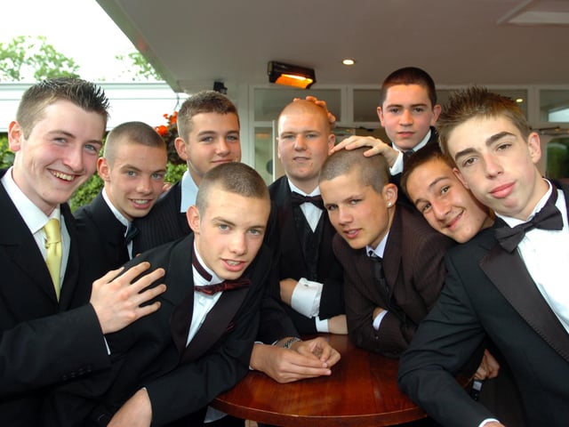 All smiles in 2008 for the Our Lady's High School leavers prom