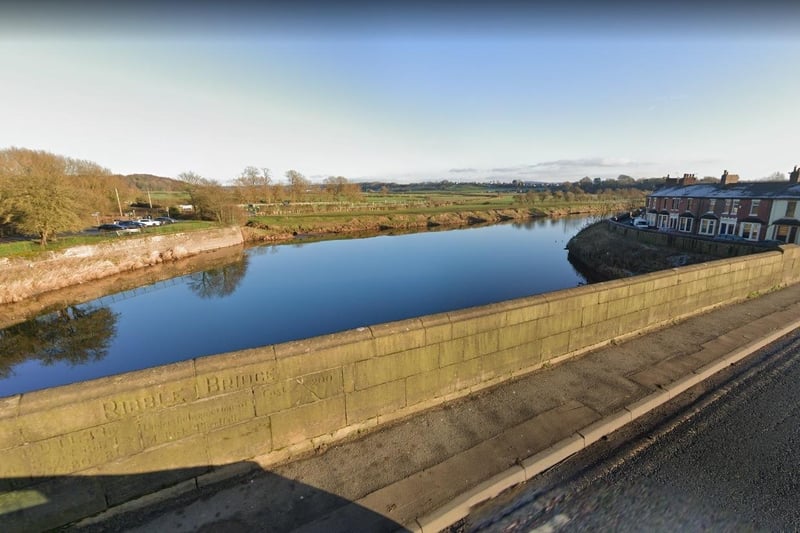 It is believed the man might have swam across the River Ribble and escaped on the other side