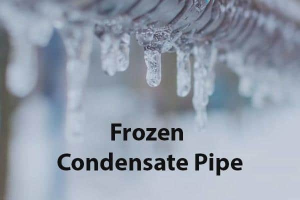Simple tips to keep your boiler's condensate pipe from freezing this winter. Photo: Boiler Cover UK
