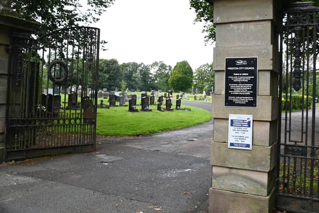 Preston has 'new' and 'old' cemeteries, either sdie of Miller Raod - but burial plots are running out