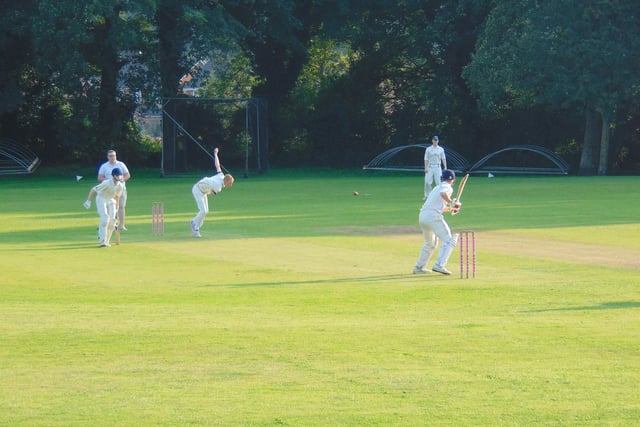Walton-le-Dale's Matt Berry bowling vs Penwortham in 2009