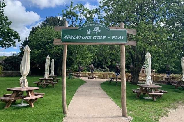 The new Duxbury Park Adventure Golf venue is to open on Friday June 17