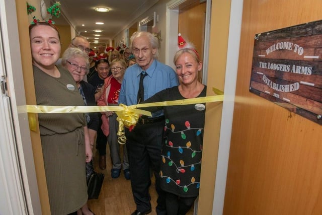 Longridge Hall Care Home in Preston offically opens its pub named The Lodgers Arms