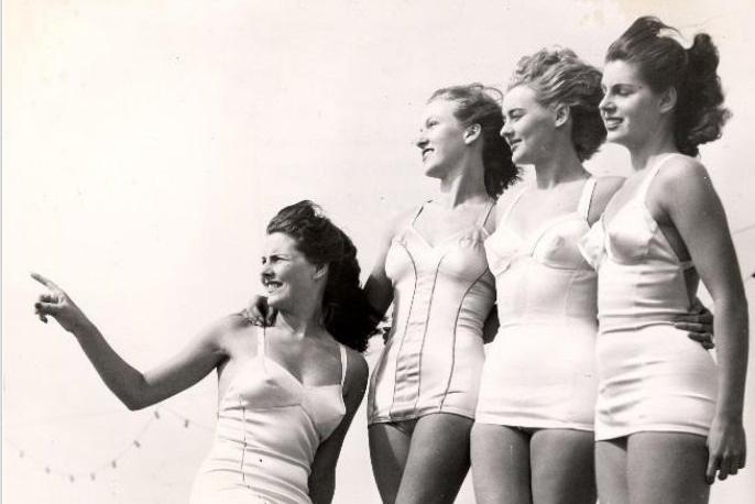 Image from Morecambe Borough Council collections include the archive of the publicity department, who were involved in running the first national beauty contest. Women applied from all over the country, and the final would take place in the Super Swimming Stadium, in Morecambe. Photo: Lancashire Archive.