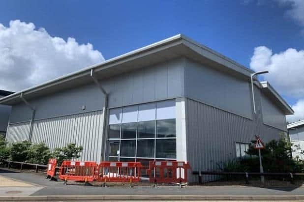 Preston’s new IKEA store at Deepdale Retail Park- pictured during construction work.