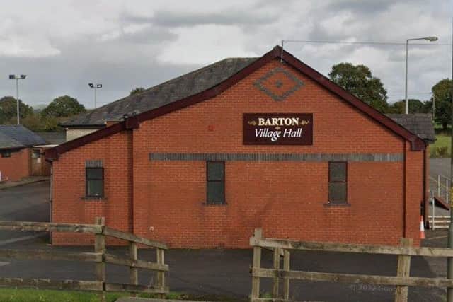 Barton Parish Council says that the village hall is the only community building the area needs - and that a 5G football pitch would be a better contribution from Wain Homes (image: Google)