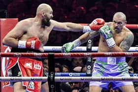 Tyson Fury and Oleksandr Usyk met twice in 2024 Photo: AFP via Getty Images