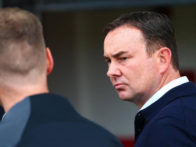 Morecambe boss Derek Adams Picture: Jack Taylor