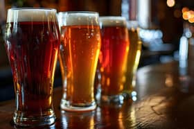 Beers on the bar