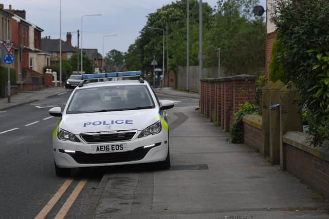A murder investigation was launched after a woman was found dead in Sharoe Green Lane, Fulwood. (Credit: Neil Cross)