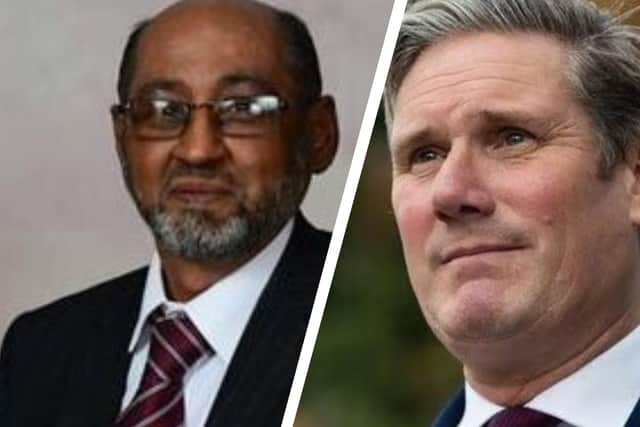 County Cllr Yousuf Motala wants Sir Keir Starmer to go as Labour leader