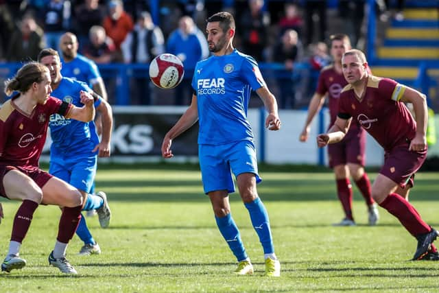 Dom Lawson was on target against Morpeth Town (photo: Phil Dawson)