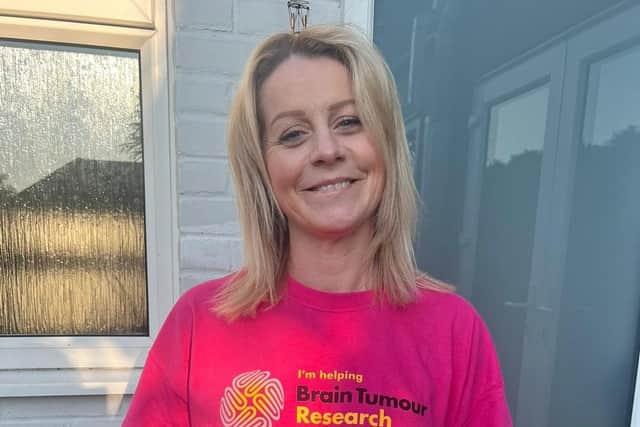 Lindsay Charlson is taking part in Brain Tumour Research’s Jump for Hope in honour of her brother