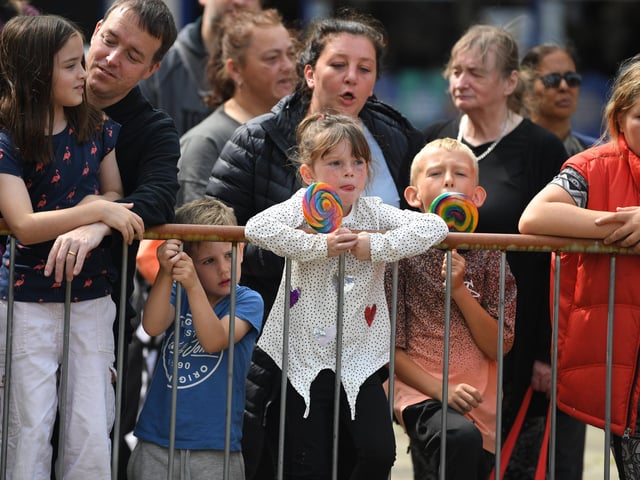 Wrestling on Preston Flag Market