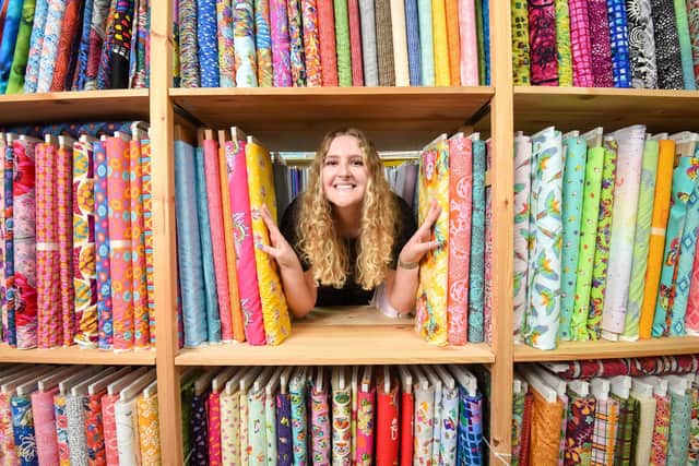 Sew Hot has opened a new shop on Lord Street in Fleetwood. Pictured is Ashleigh Booth.
