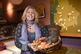 LEP - PRETON - 29-10-20  Kay Johnson from The Larder, a cafe on Lancaster Road, Preston, running schemes to encourage people to shop locally and use local produce.