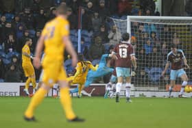 Preston North End's Daniel Johnson scores his team's second goal