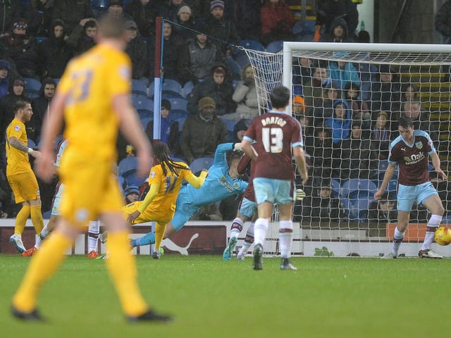 Preston North End's Daniel Johnson scores his team's second goal