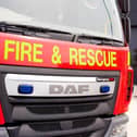 A casualty was treated for burns after a fire broke out at a home in Lancaster Road, Garstang