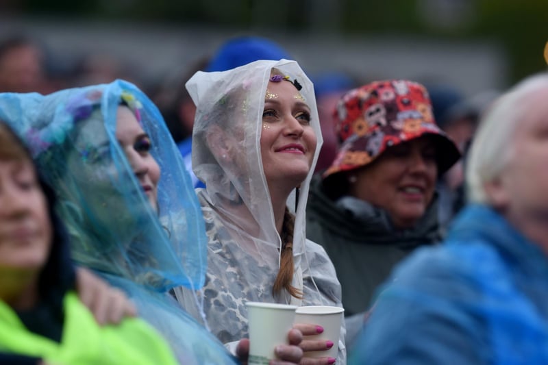 Friday night at Lytham Festival: crowds were in good spirits in spire of the rain