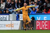 Aiden McGeady celebrates scoring against Huddersfield Town for PNE