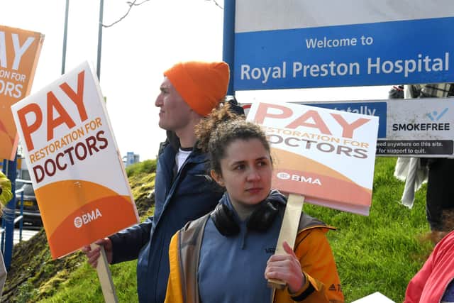 The strikes centre on a pay row between the British Medical Association and Government