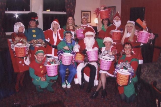 Members of the Fleetwood Festive Lights Committee on their pub crawl to boost their funds