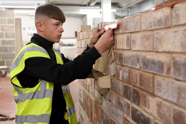 A load of 10,000 bricks donated to Preston College by Persimmon Homes will be used by apprentices in their training