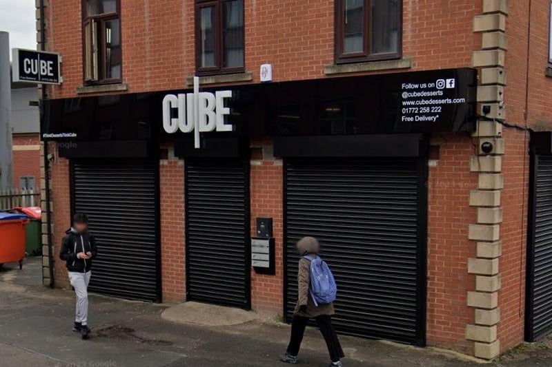 Cube Desserts can be found on New Hall Lane