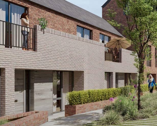 Preston City Council could acquire up to 20 homes within the forthcoming Horrocks Mill development, off Queen Street - making them the first council houses in the area for a generation (image: DK-Architects via Preston City Council planning portal)
