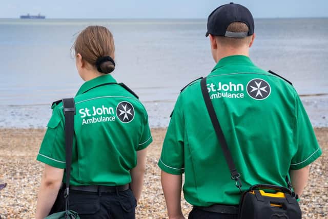 St John Ambulance is urging swimmers to be aware of the dangers of cold-water shock