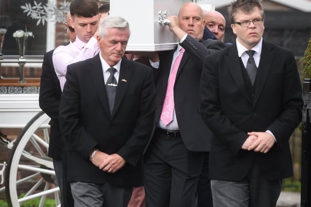 The funeral of Isabelle Grundy was held at St Teresa's Church