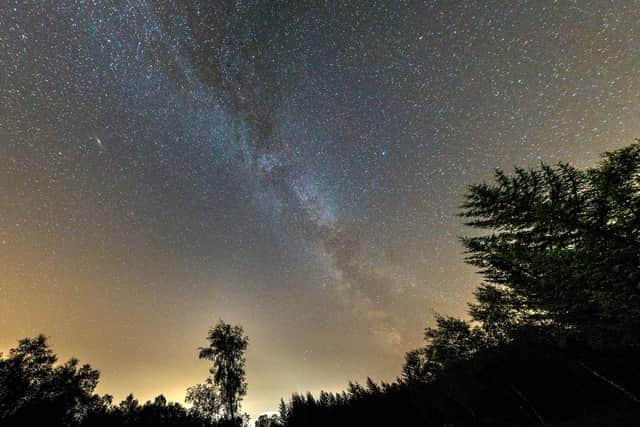 Gisburn Hub Milky Way by Robert Ince features in the new exhibition at the Steward's Gallery