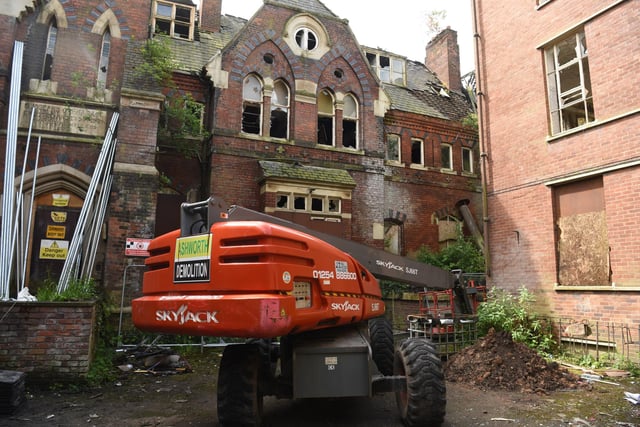 Early demolition work has begun on the site to make way for a new residential development