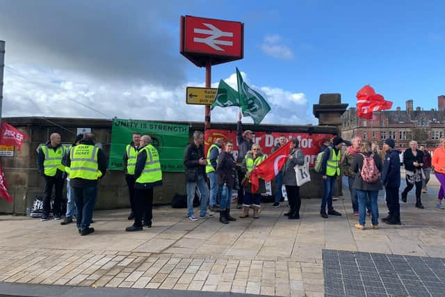 More than 50,000 workers took part in the rail strike