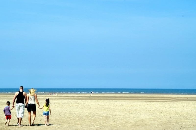 The golden sands of Southport Beach are part of the 22-mile Sefton coastline leading from the Mersey into the Ribble Estuary.In Southport there's an array of shops, arcades, restaurants and a promenade with a ride-on train for younger ones.