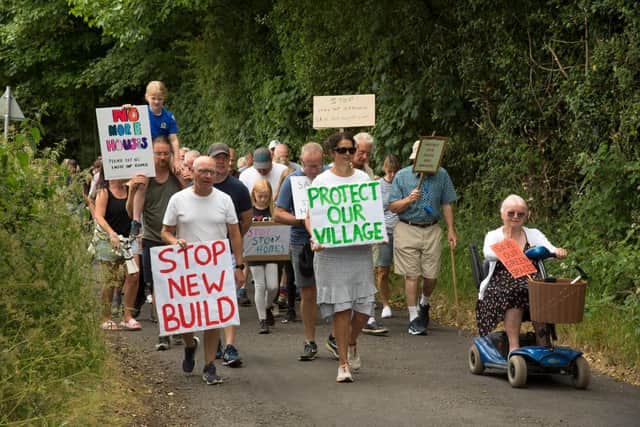 Whittle-le-Woods residents want their rural lanes to remain havens for walkers and cyclists (image: Boyd Harris)